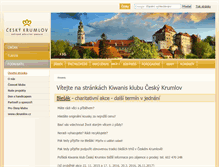 Tablet Screenshot of kiwanis.ckrumlov.cz